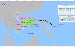 Bão số 6 giật cấp 14, di chuyển theo hướng Tây