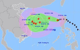 Tin bão khẩn cấp: Cơn bão số 6 (ngày 26/10)