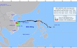 Bão số 6 giật cấp 10, đi vào đất liền các tỉnh Thừa Thiên Huế, Quảng Nam - Đà Nẵng