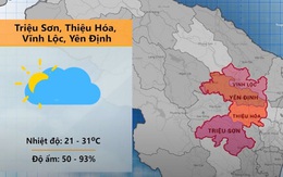 Dự báo thời tiết khu vực tỉnh Thanh Hóa đêm 06/10, ngày 07/10/2024