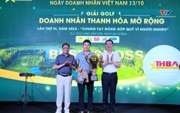 Giải Golf Doanh nhân Thanh Hóa mở rộng: 300 triệu đồng ủng hộ người nghèo tỉnh Thanh Hóa