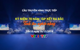 Cầu truyền hình trực tiếp Kỷ niệm 70 sự kiện Tập kết ra Bắc: Tình sâu nghĩa nặng