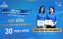 STYC mở đơn đăng ký xét duyệt học bổng khuyến khích học tập năm 2024