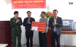 Khánh thành nhà “Nghĩa tình Cựu chiến binh” huyện Vĩnh Lộc