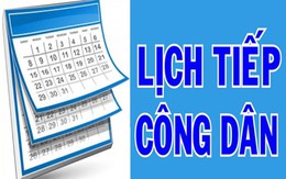 Thông báo lịch tiếp dân, đối thoại với dân của đồng chí Bí thư Tỉnh ủy năm 2025