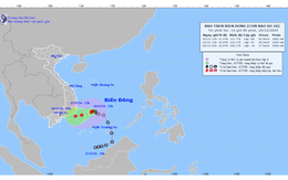 Bão số 10 ít dịch chuyển trong nhiều giờ qua