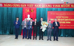 Công bố quyết định bổ nhiệm Giám đốc Sở Công thương tỉnh Thanh Hoá