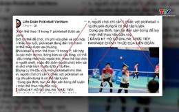 Giả mạo “Liên đoàn Pickleball Việt Nam” để lừa đảo chiếm đoạt tài sản