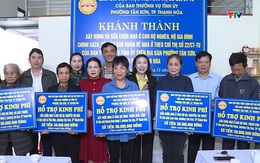 Thành phố Thanh Hóa khánh thành 46 căn nhà theo Chỉ thị số 22