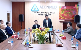Phó Chủ tịch Thường trực UBND tỉnh dự lễ ra quân sản xuất đầu năm tại Công ty TNHH Aeonmed Việt Nam