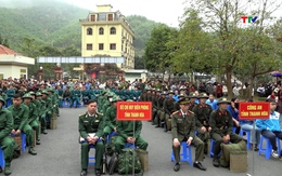 Huyện Quan Sơn tổ chức lễ giao nhận quân