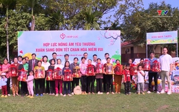 Tổng Công ty Cổ phần Hợp Lực tổ chức chương trình chào năm mới tại làng trẻ SOS Thanh Hoá