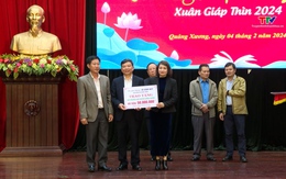 Hội khuyến học huyện Quảng Xương tổ chức Tết khuyến học khuyến tài xuân Giáp Thìn 2024