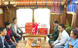 Phó Chủ tịch UBND tỉnh Đầu Thanh Tùng thăm, chúc Tết các vận động viên tiêu biểu