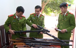 Thạch Thành: Nhân dân tự giác giao nộp 41 khẩu súng săn