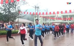 Huyện Cẩm Thủy hưởng ứng Ngày chạy Olympic vì sức khoẻ toàn dân