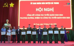 Huyện Hà Trung tổng kết công tác tuyển quân năm 2024