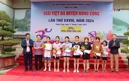 Gần 500 vận động viên tranh tài tại Giải việt dã huyện Nông Cống lần thứ XXVIII năm 2024