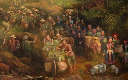 Chiếc xe cút kít từng chở hơn 12.000kg lương thực trong chiến dịch Điện Biên Phủ