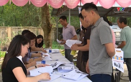 Tư vấn, giới thiệu việc làm cho gần 600 người lao động tại huyện Bá Thước