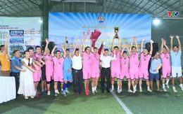 Bế mạc giải bóng đá chào mừng Đại hội Hiệp hội Doanh nghiệp thành phố Thanh Hoá nhiệm kỳ 2024 – 2029