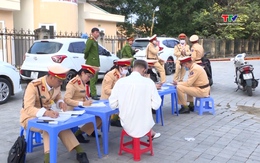 Công an thành phố Thanh Hóa siết chặt xử lý thanh thiếu niên vi phạm trật tự giao thông