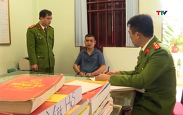Công an huyện Thường Xuân bắt giữ đối tượng trộm cắp tài sản và buôn bán trái phép chất ma tuý