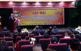 Bí thư Tỉnh ủy Đỗ Trọng Hưng gặp mặt kiều bào Thanh Hóa tại tỉnh Hủa Phăn nước Cộng hòa dân chủ Nhân dân Lào