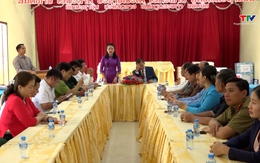 Các huyện Quan Sơn, Quan Hóa, Mường Lát chúc tết cổ truyền BunPiMay huyện Viêng Xay, Lào