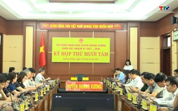 Kỳ họp thứ 18 Hội đồng nhân dân huyện Quảng Xương khóa XXI