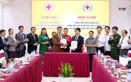 Thúc đẩy hợp tác giữa Hội Chữ thập đỏ tỉnh Thanh Hóa và Hội Chữ thập đỏ tỉnh Hủa Phăn