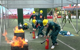 Huyện Quan Sơn tổ chức Hội thi nghiệp vụ chữa cháy và cứu nạn, cứu hộ