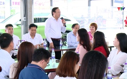 Hiệp hội Doanh nghiệp thành phố Thanh Hoá thăm làm việc với doanh nghiệp hội viên tháng 4/2024