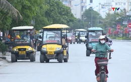 Thành phố Sầm Sơn siết chặt quản lý hoạt động xe điện 4 bánh