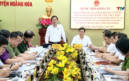 Giám sát chuyên đề thực hiện chính sách, pháp luật về bảo đảm trật tự an toàn giao thông tại huyện Hoằng Hóa