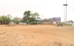Thị xã Nghi Sơn: xử lý các điểm tập kết vật liệu xây dựng không phép