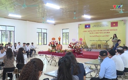 Trường Đại học Hồng Đức tổ chức Tết Bunpimay cho lưu học sinh Lào
