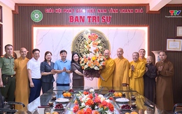 Trưởng Ban Dân vận Tỉnh ủy, Chủ tịch Ủy ban MTTQ tỉnh chúc mừng Đại lễ Phật đản 2024