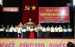 Đại hội thi đua quyết thắng lực lượng vũ trang huyện Thiệu Hoá, giai đoạn 2019 - 2024
