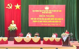 Kế hoạch tiếp xúc cử tri của Đoàn Đại biểu Quốc hội tỉnh Thanh Hóa