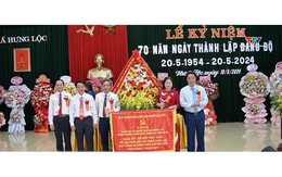 Kỷ niệm 70 năm thành lập Đảng bộ xã Hưng Lộc, huyện Hậu Lộc