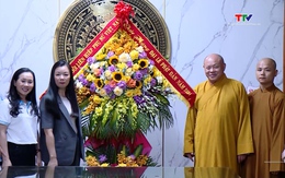 Hội Liên hiệp phụ nữ Việt Nam chúc mừng Ban trị sự Giáo hội Phật giáo Việt Nam tỉnh Thanh Hóa