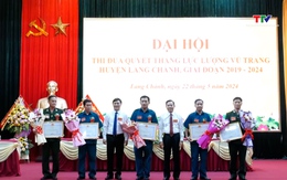 Đại hội thi đua quyết thắng lực lượng vũ trang huyện Lang Chánh