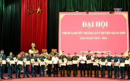Đại hội Thi đua Quyết thắng lực lượng vũ trang huyện Quan Sơn, giai đoạn 2019 - 2024