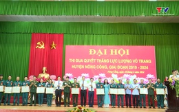 Đại hội thi đua Quyết thắng LLVT huyện Nông Cống giai đoạn 2024 – 2029