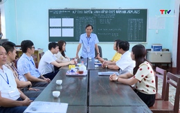 Phó Chủ tịch UBND tỉnh Đầu Thanh Tùng kiểm tra công tác tổ chức thi tuyển sinh vào lớp 10 THPT