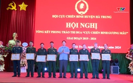Hà Trung: Tổng kết phong trào thi đua "Cựu chiến binh gương mẫu" giai đoạn 2019 - 2024
