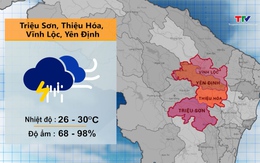 Video: Dự báo thời tiết khu vực tỉnh Thanh Hóa đêm 23/6, ngày 24/6/2024