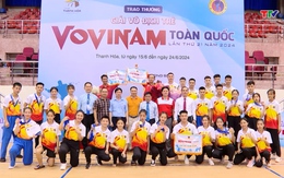 Thanh Hóa xếp giải thứ 3 toàn đoàn tại Giải vô địch trẻ Vovinam toàn quốc năm 2024 
