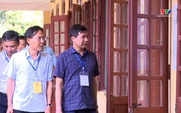 Ban Chỉ đạo thi Tốt nghiệp THPT 2024 tỉnh Thanh Hóa kiểm tra công tác tổ chức thi